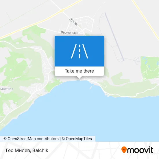 Карта Гео Милев