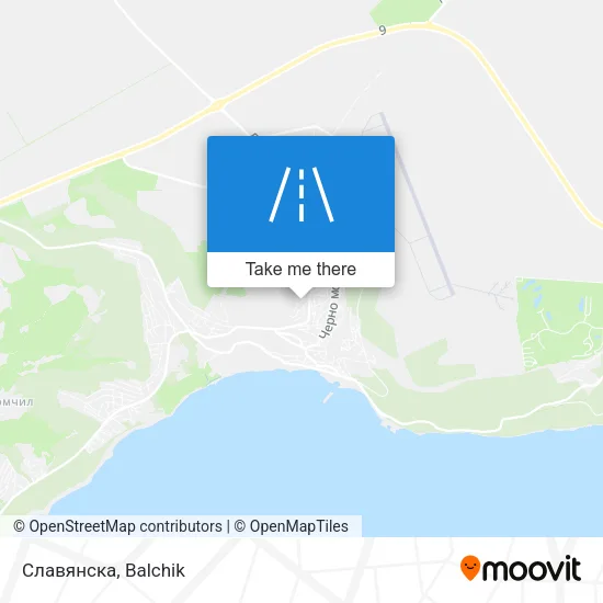 Карта Славянска