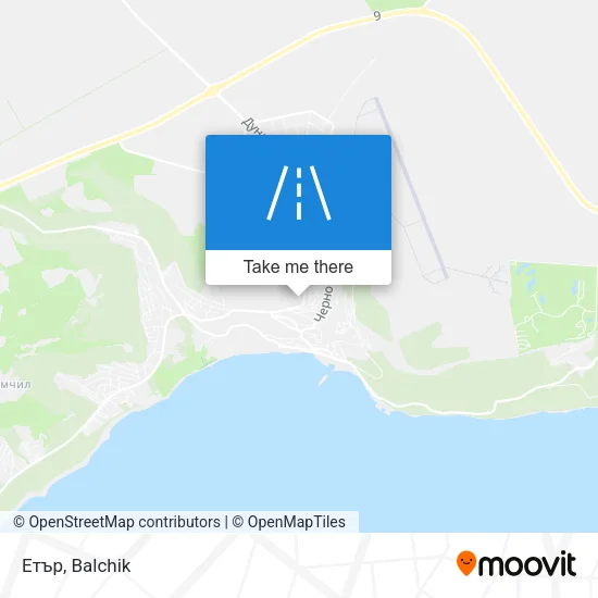 Карта Етър
