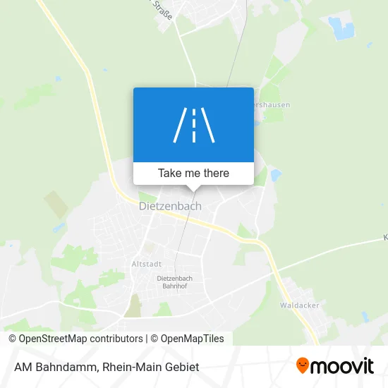 Карта AM Bahndamm