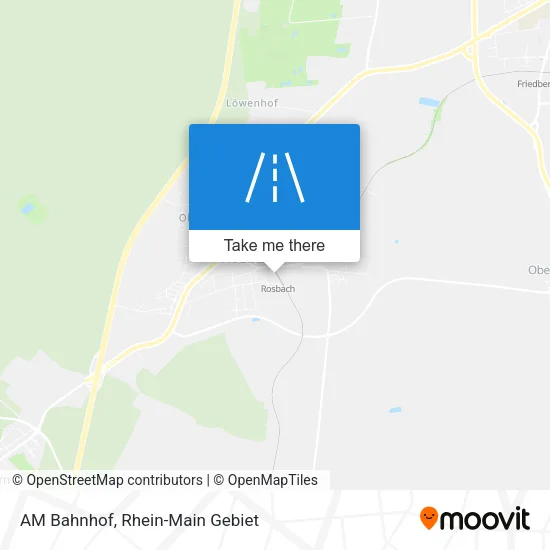 Карта AM Bahnhof