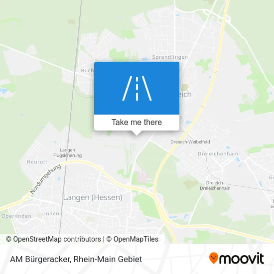 Карта AM Bürgeracker