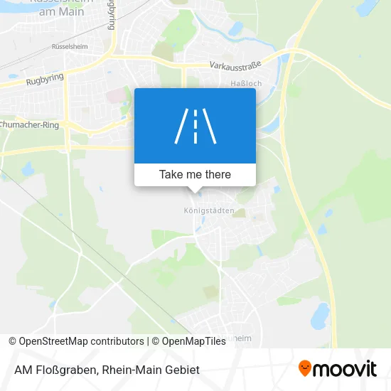 Карта AM Floßgraben