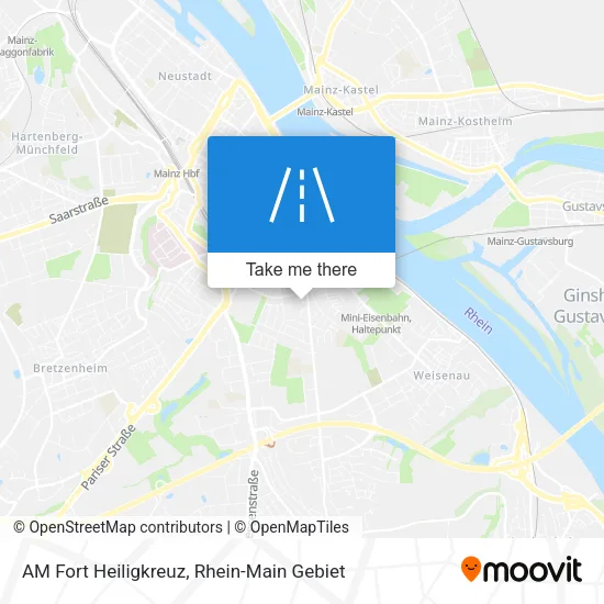 Карта AM Fort Heiligkreuz