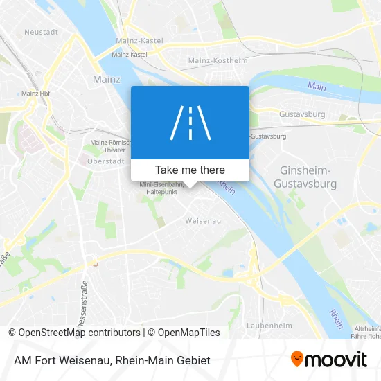Карта AM Fort Weisenau