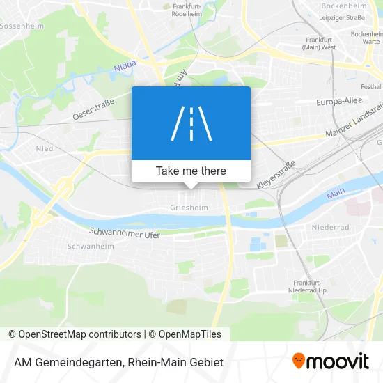 Карта AM Gemeindegarten