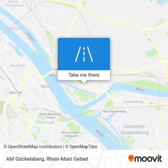 Карта AM Gückelsberg