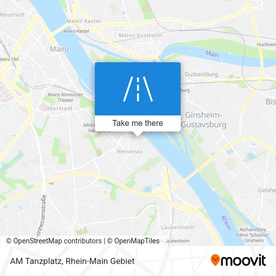 Карта AM Tanzplatz