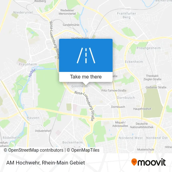 Карта AM Hochwehr