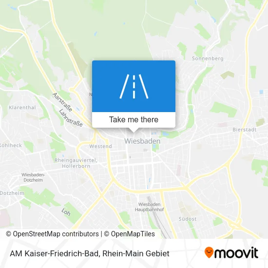 AM Kaiser-Friedrich-Bad map