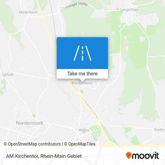 Карта AM Kirchentor