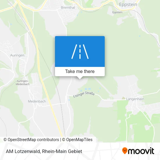 Карта AM Lotzenwald