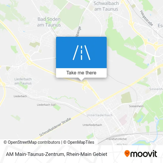 Карта AM Main-Taunus-Zentrum