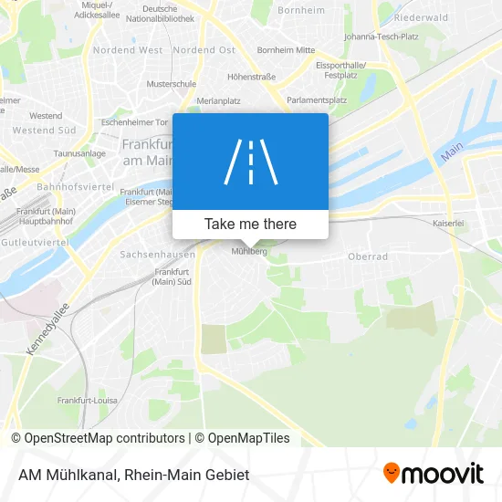 Карта AM Mühlkanal
