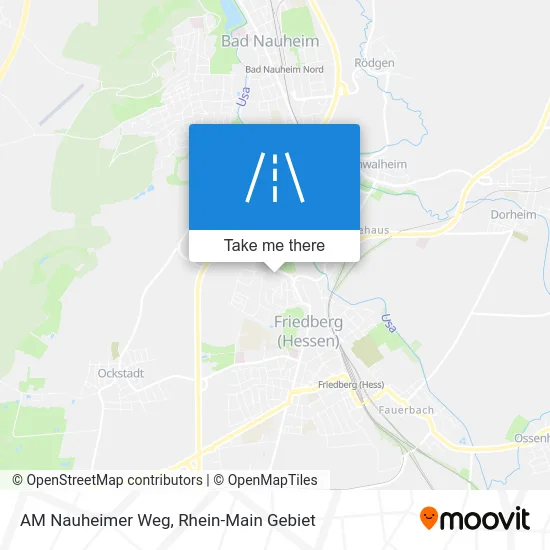 Карта AM Nauheimer Weg