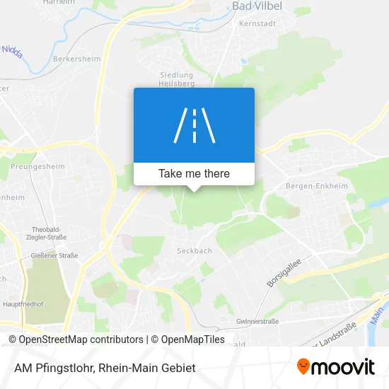 Карта AM Pfingstlohr