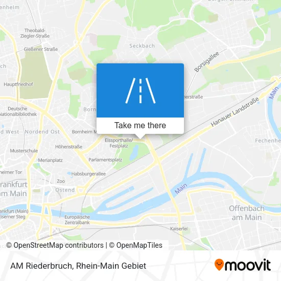 Карта AM Riederbruch