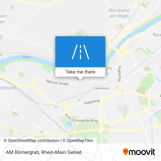 Карта AM Römergrab