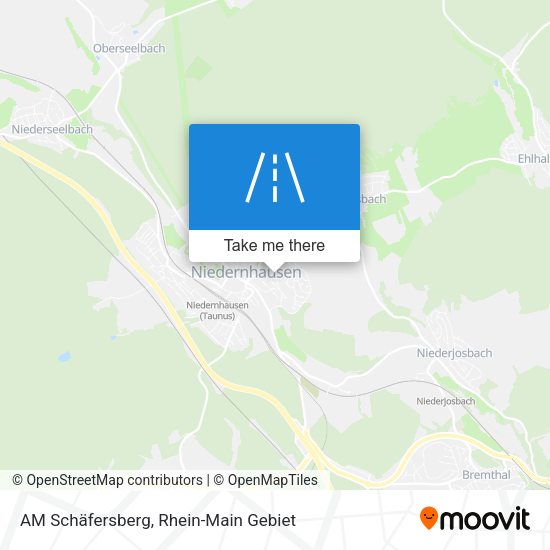 AM Schäfersberg map