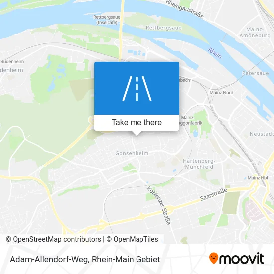 Карта Adam-Allendorf-Weg