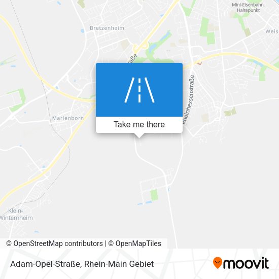 Карта Adam-Opel-Straße