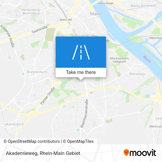 Карта Akademieweg