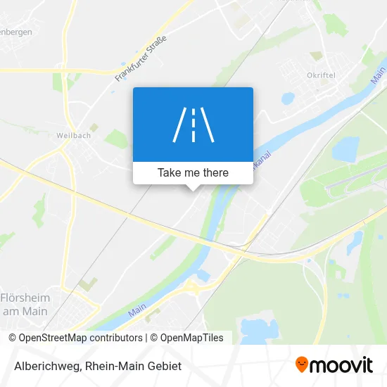 Alberichweg map