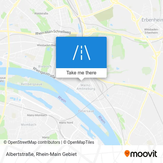 Карта Albertstraße