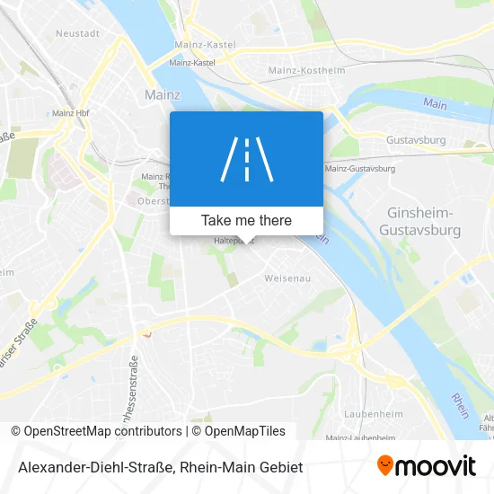 Карта Alexander-Diehl-Straße