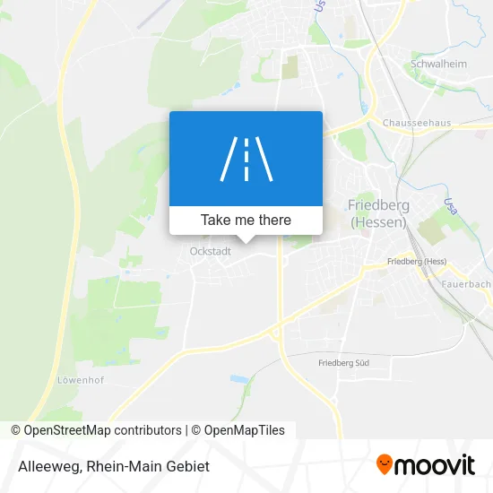 Карта Alleeweg