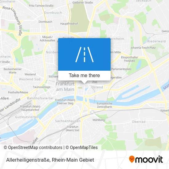Карта Allerheiligenstraße