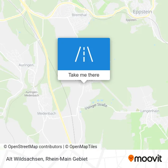 Карта Alt Wildsachsen