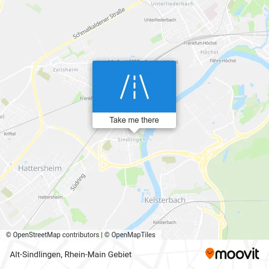 Карта Alt-Sindlingen