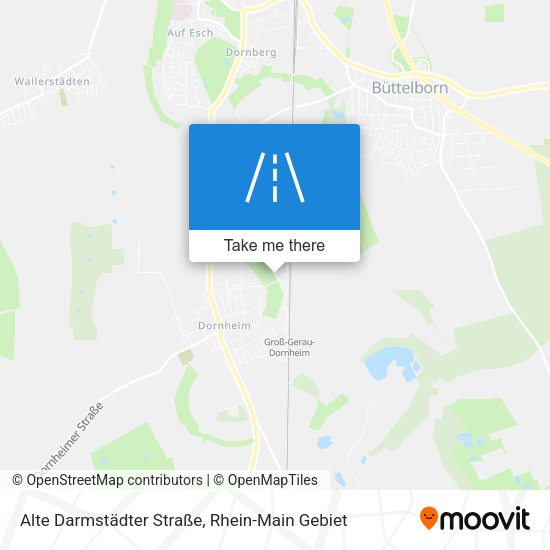 Alte Darmstädter Straße map