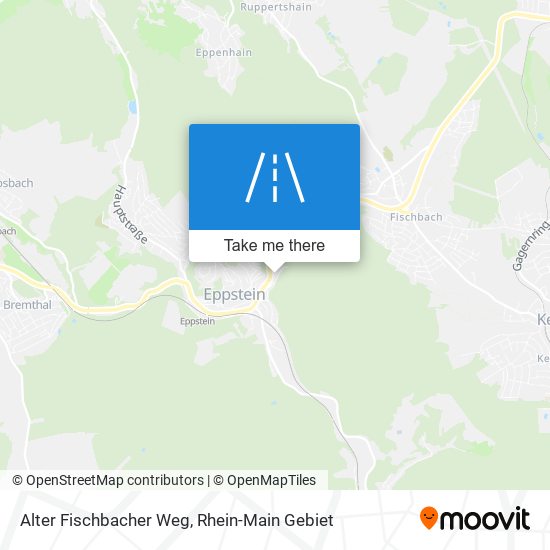 Alter Fischbacher Weg map