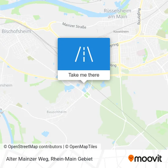 Карта Alter Mainzer Weg