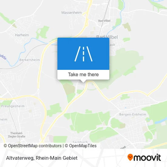 Altvaterweg map