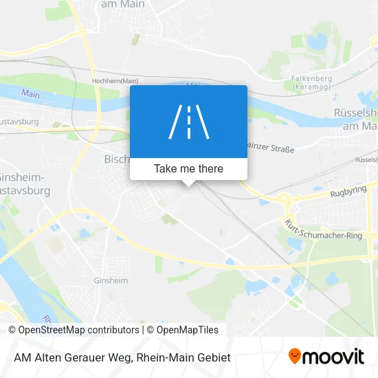 Карта AM Alten Gerauer Weg