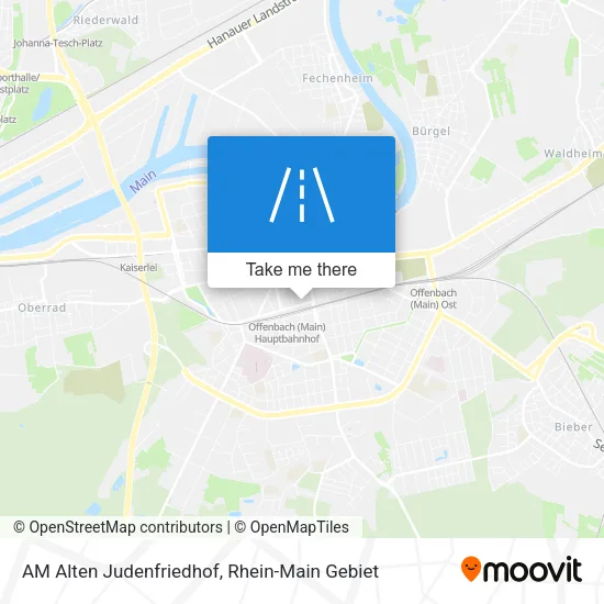 Карта AM Alten Judenfriedhof