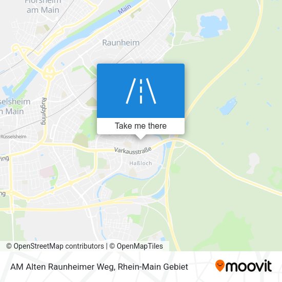 AM Alten Raunheimer Weg map