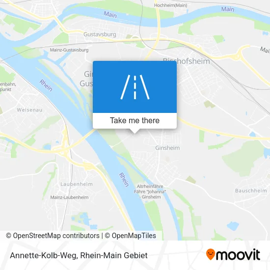Карта Annette-Kolb-Weg