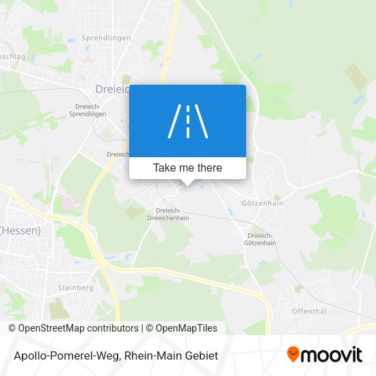 Карта Apollo-Pomerel-Weg