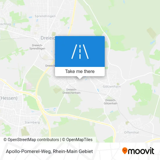 Apollo-Pomerel-Weg map