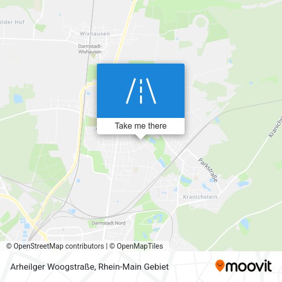 Arheilger Woogstraße map