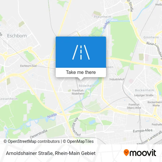 Карта Arnoldshainer Straße