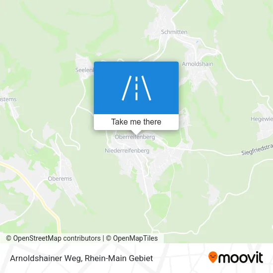 Карта Arnoldshainer Weg