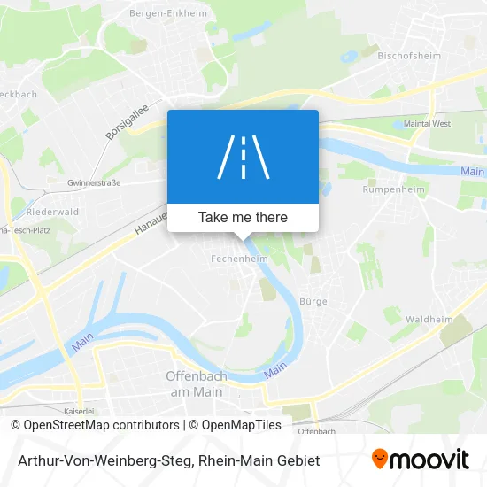 Карта Arthur-Von-Weinberg-Steg