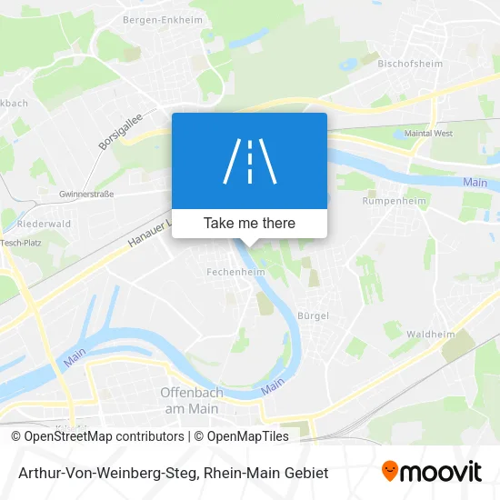 Карта Arthur-Von-Weinberg-Steg