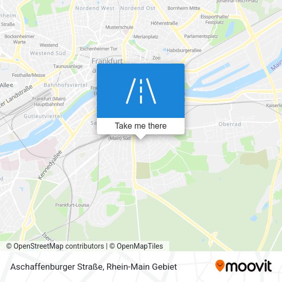 Aschaffenburger Straße map
