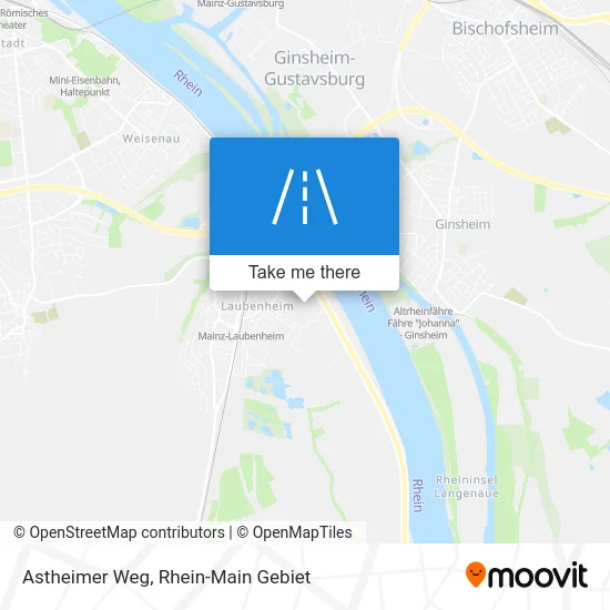 Карта Astheimer Weg